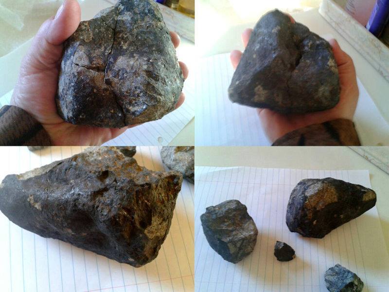 Texture comparative N 5-2 meteorite chizé de mars